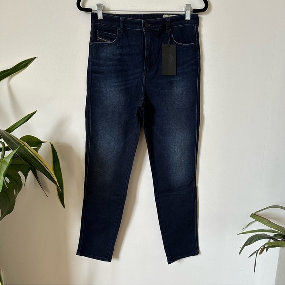 NWT Diesel Babhila-High Slim Skinny High Waist Jeans Size 29 - Picture 4 of 11